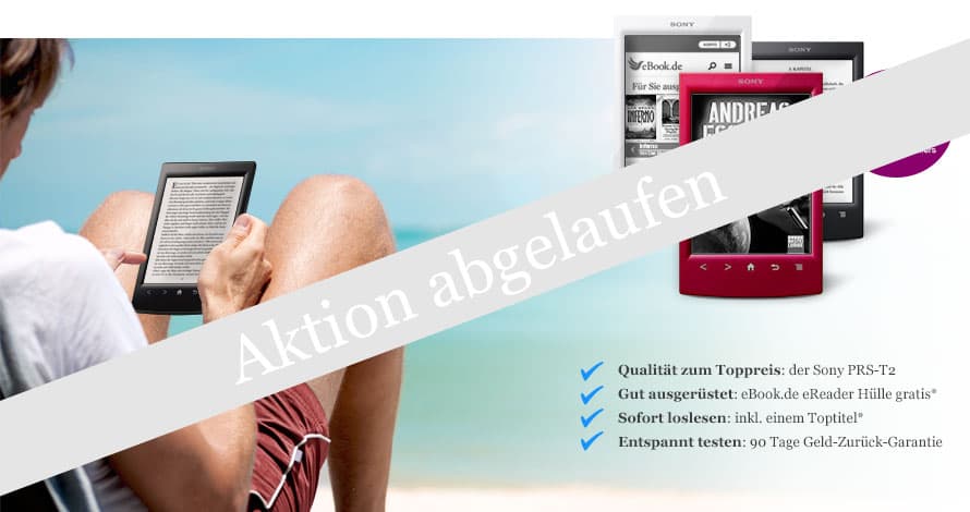 Sony Reader Urlaubspaket: Die Aktion ist bereits abgelaufen