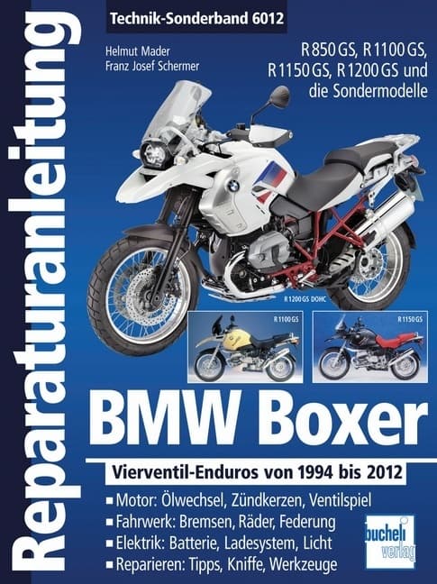 BMW Boxer Vierventil-Enduros von 1994 bis 2012: R 850 GS / R 1100 GS / R 1150 GS / R 1200 GS