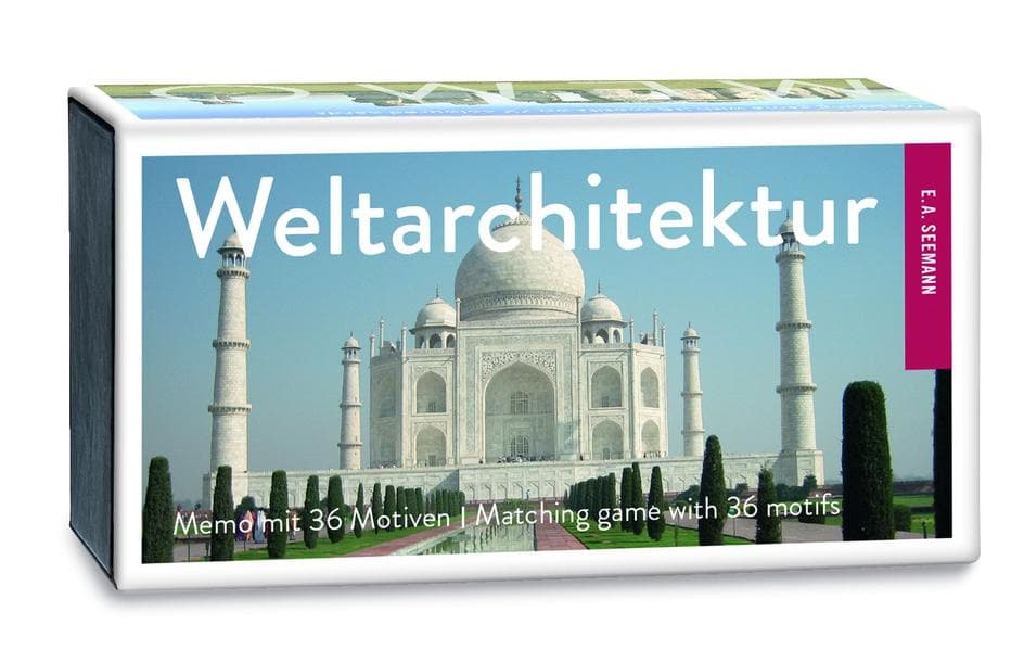 Weltarchitektur. Memo: Die faszinierendsten Bauten weltweit - von Stonehenge bis zum "Vogelnest". Gedächtnisspiel mit 36 Motiven