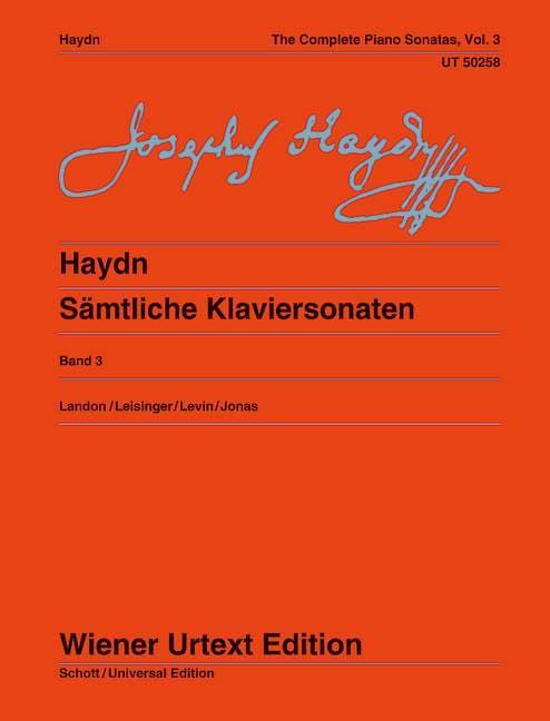Sämtliche Klaviersonaten: Nach den Quellen herausgegeben von Christa Landon, revidiert von Ulrich Leisinger. Vol. 3. Klavier.