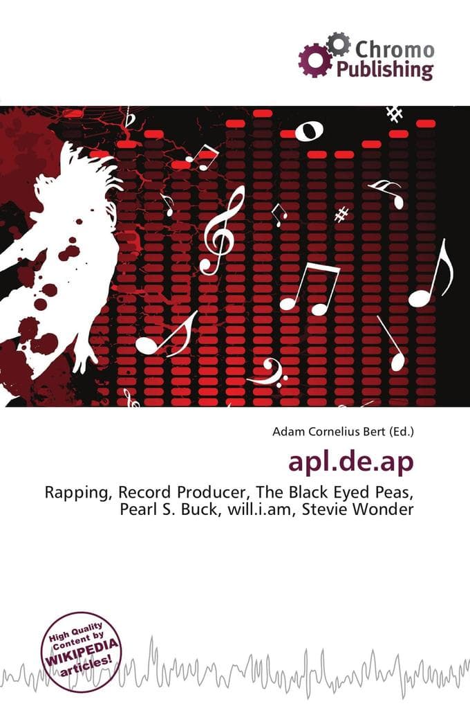 apl.de.ap: Rapping, Record Producer, The Black Eyed Peas, Pearl S. Buck, will.i.am, Stevie Wonder