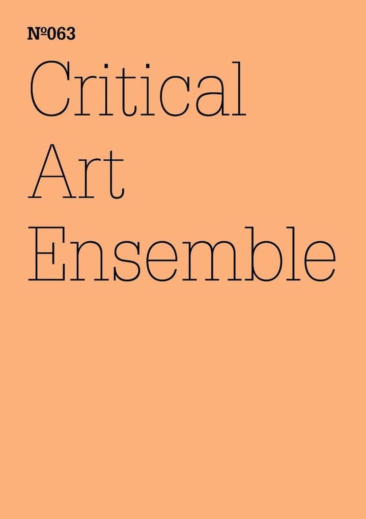 Critical Art Ensemble: Bedenken eines geläuterten Galtonianers(dOCUMENTA (13): 100 Notes - 100 Thoughts, 100 Notizen - 100 Gedanken # 063)