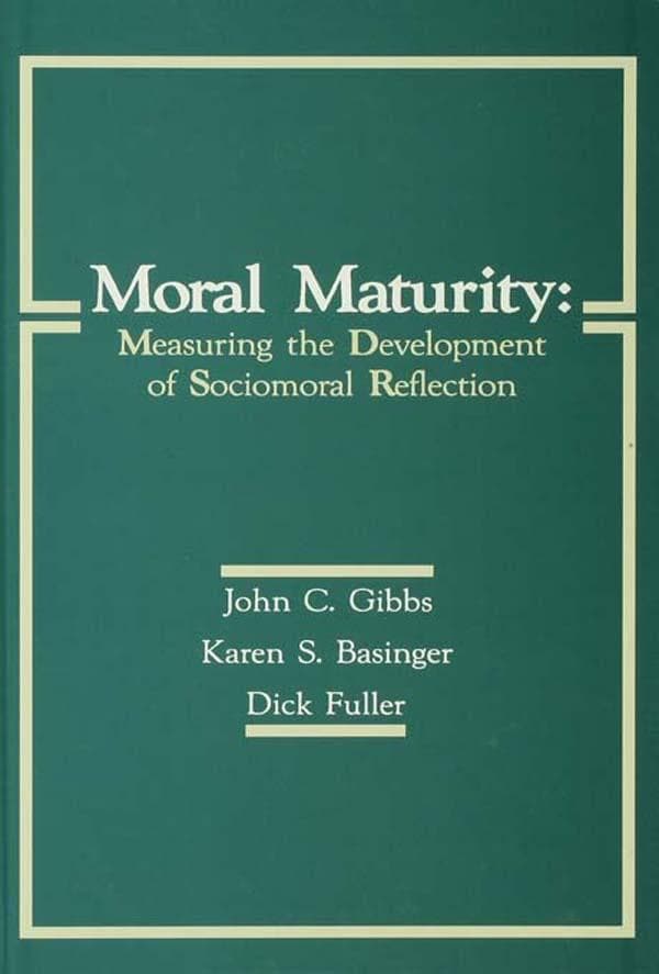 Moral Maturity: Measuring the Development of Sociomoral Reflection