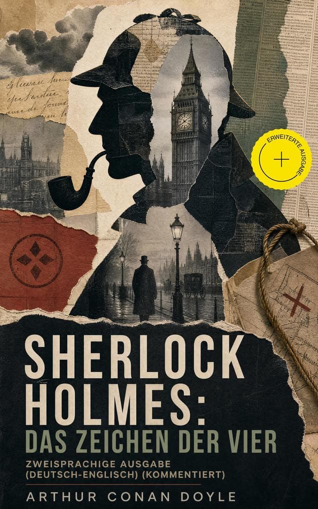 Sherlock Holmes: Das Zeichen der Vier - Zweisprachige Ausgabe (Deutsch-Englisch) (Kommentiert): Erweiterte Ausgabe. The Sign of the Four
