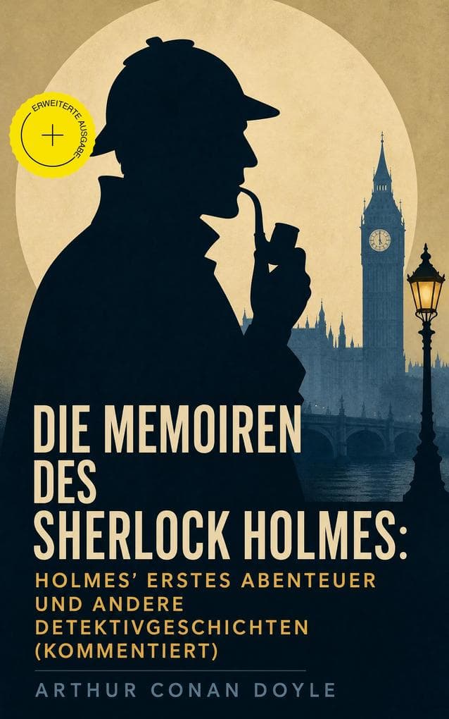 Die Memoiren des Sherlock Holmes: Holmes' erstes Abenteuer und andere Detektivgeschichten (Kommentiert): Erweiterte Ausgabe. Zweisprachige Ausgabe: Ermittlungen im viktorianischen England