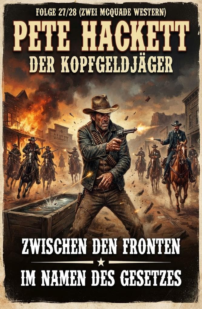 Der Kopfgeldjäger Folge 27/28 (Zwei McQuade Western): Zwischen den Fronten / Im Namen des Gesetzes
