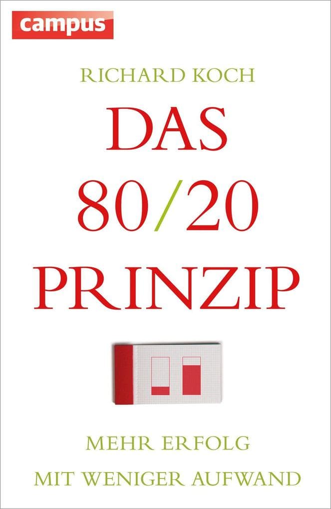 Das 80/20-Prinzip: Mehr Erfolg mit weniger Aufwand