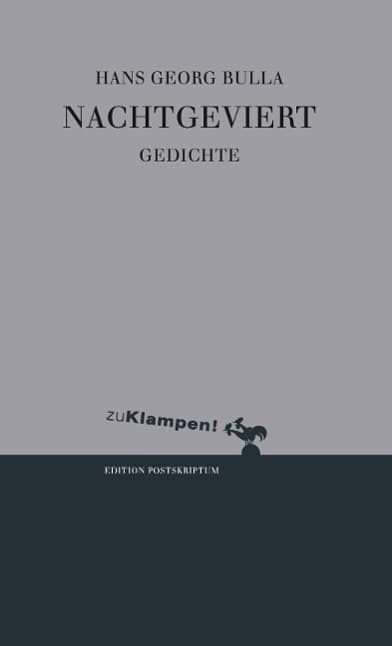 Nachtgeviert: Gedichte