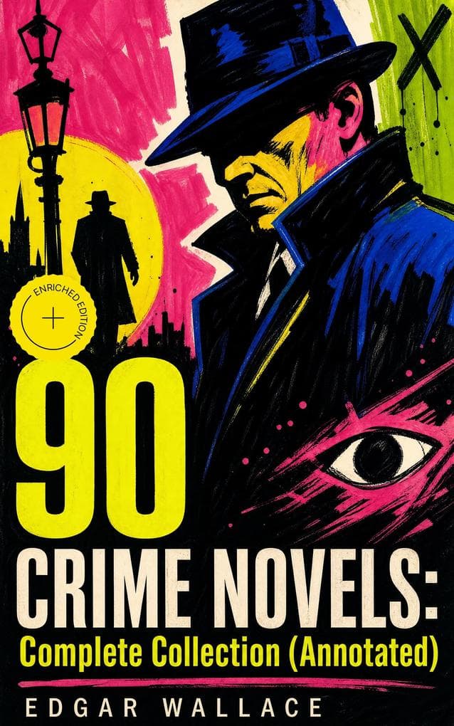 90 CRIME NOVELS: Complete Collection (Annotated): Enriched Edition. The Secret House, The Daffodil Mystery, The Angel of Terror, The Crimson Circle, The Black Abbot, The Forger, The Green Archer, The Avenger, Jack O'Judgement...