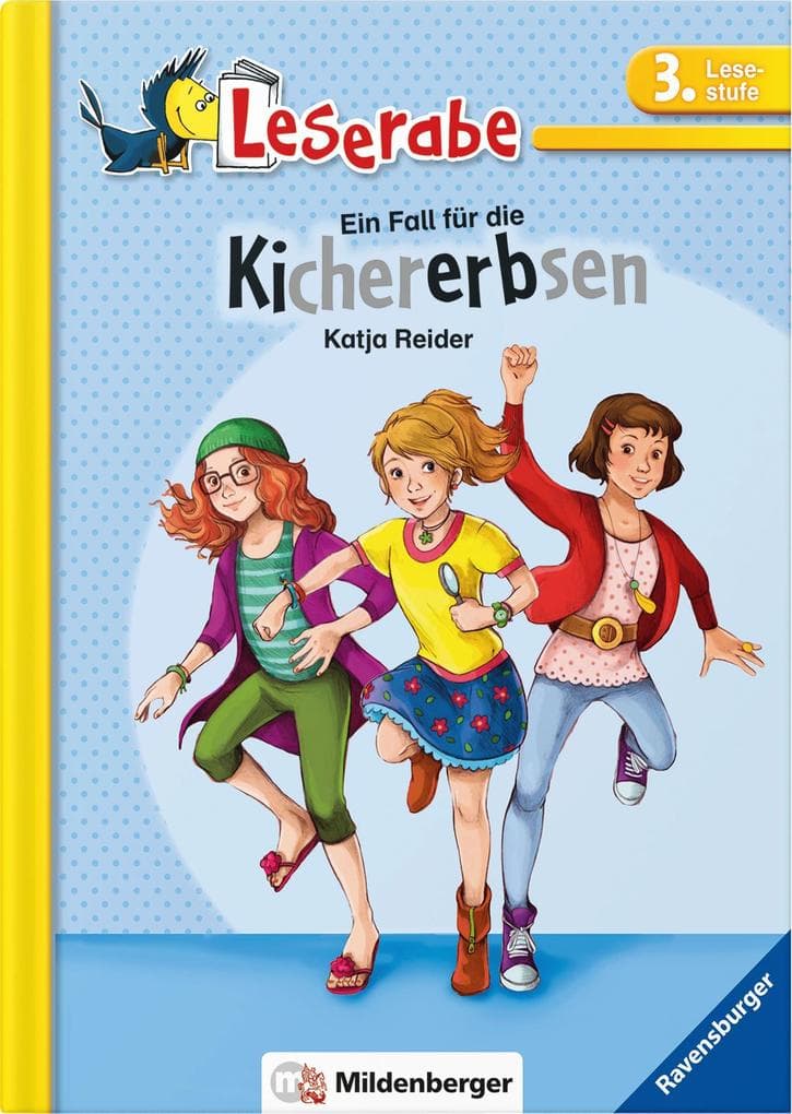Leserabe - Ein Fall für die Kichererbsen: Lesestufe 3 - Leichter Lesen mit der Silbenmethode