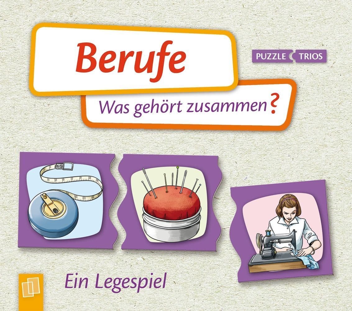 Berufe - Was gehört zusammen? Ein Legespiel für Menschen mit Demenz: Ein Legespiel für Menschen mit Demenz