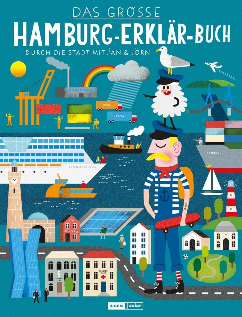 Das große Hamburg-Erklär-Buch: Durch die Stadt mir Jan & Jörn