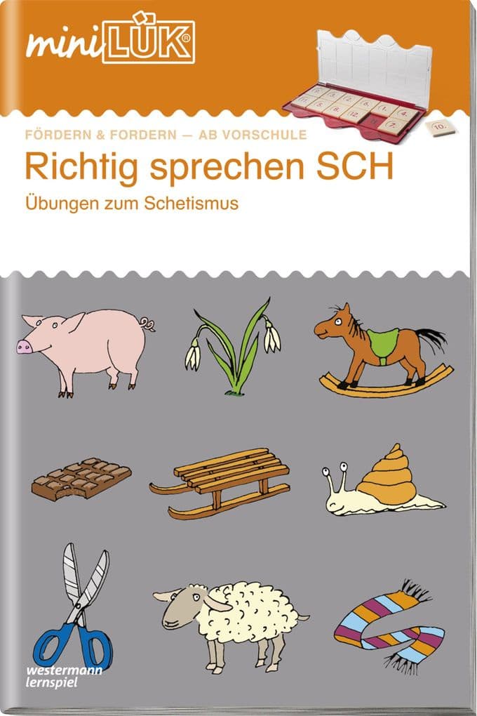 miniLÜK. Richtig sprechen: Übungen zum Schematismus ab Vorschule