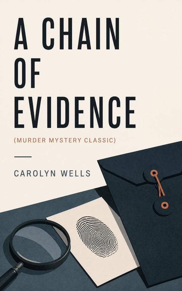 A CHAIN OF EVIDENCE (Murder Mystery Classic): A Classic Clue-Centered Drawing-Room Murder Mystery of Logic and Evidence