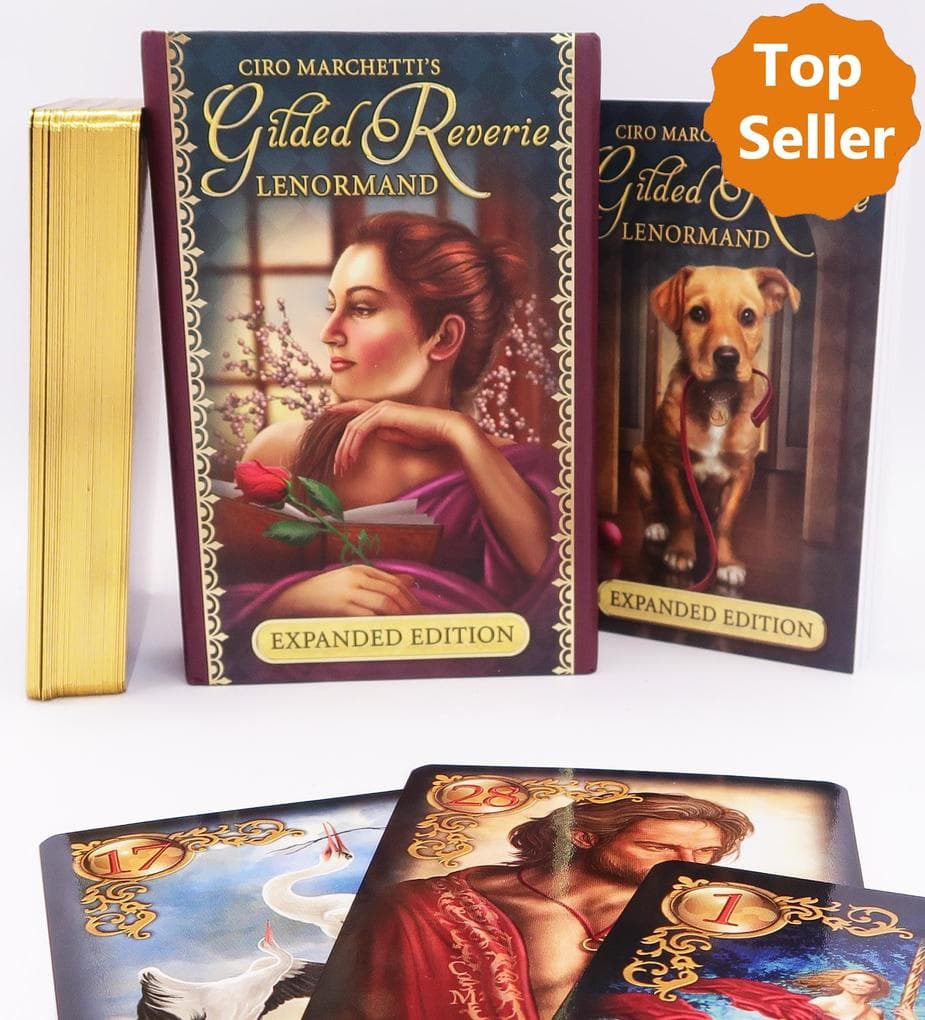 Gilded Reverie Lenormand: Mit Zusatzkarten und Booklet