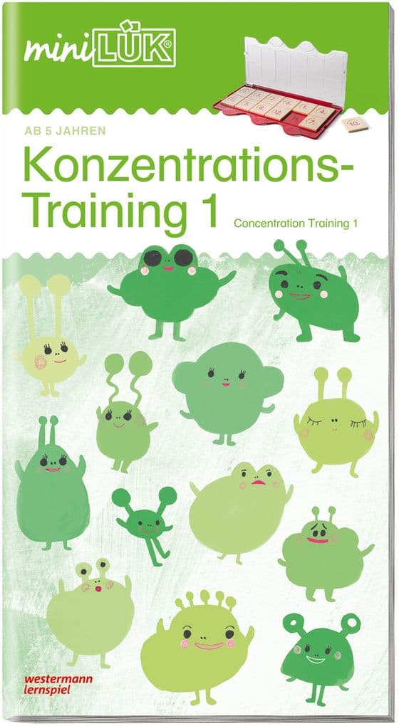 miniLÜK Konzentrationstraining 1: für Vor- und Grundschulkinder / concentration training: Kindergarten/Vorschule