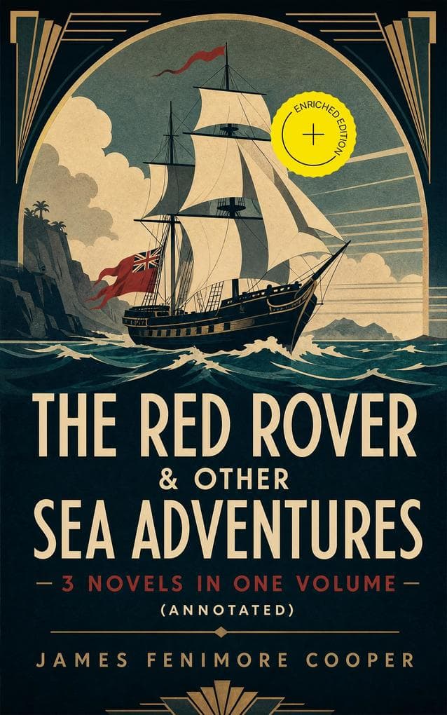 The Red Rover & Other Sea Adventures - 3 Novels in One Volume (Annotated): Enriched Edition. From the Renowned Author of The Last of the Mohicans and the Leatherstocking Tales