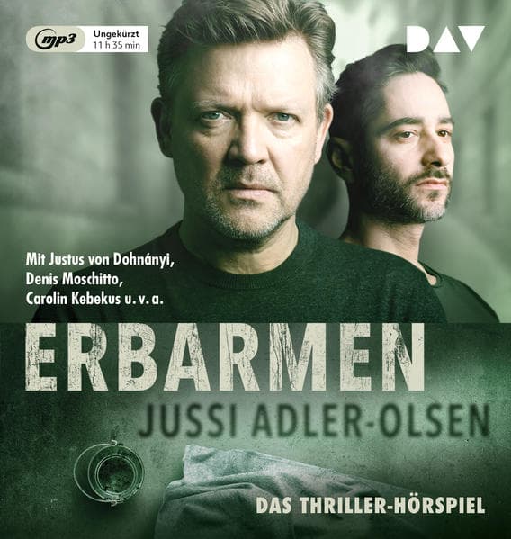 Erbarmen. Carl Mørck, Sonderdezernat Q, Fall 1: Hörspiel mit Justus von Dohnányi, Denis Moschitto, Carolin Kebekus u.v.a. (1 mp3-CD)