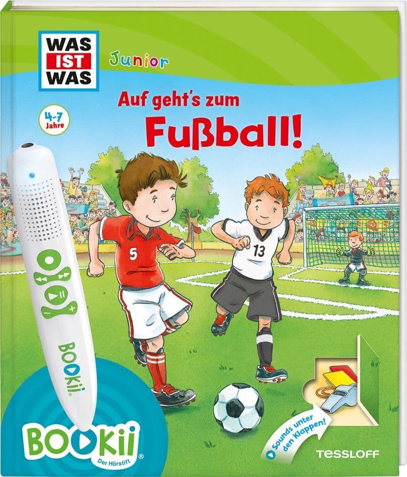 BOOKii® WAS IST WAS Junior Auf gehts zum Fußball!: Über 600 Hörerlebnisse und interaktive Spiele!