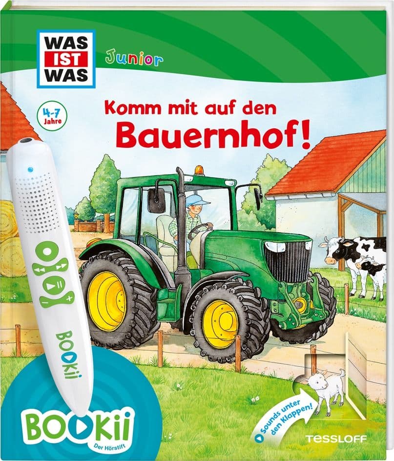 BOOKii® WAS IST WAS Junior Komm mit auf den Bauernhof!: Über 700 Hörerlebnisse und interaktive Spiele!