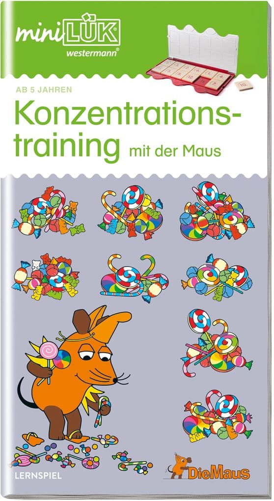 miniLÜK. Konzentrationstraining mit der Maus: Vorschule