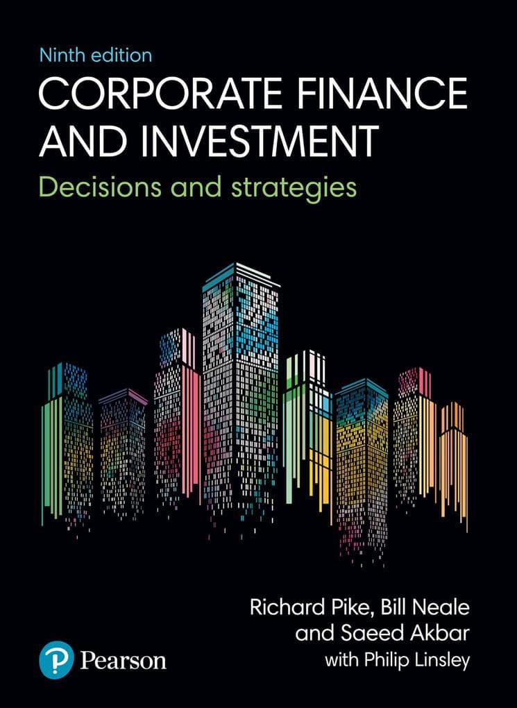 Corporate Finance and Investment: Decisions And Strategies