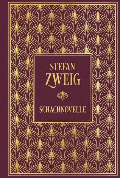 Schachnovelle: Leinen mit Goldprägung