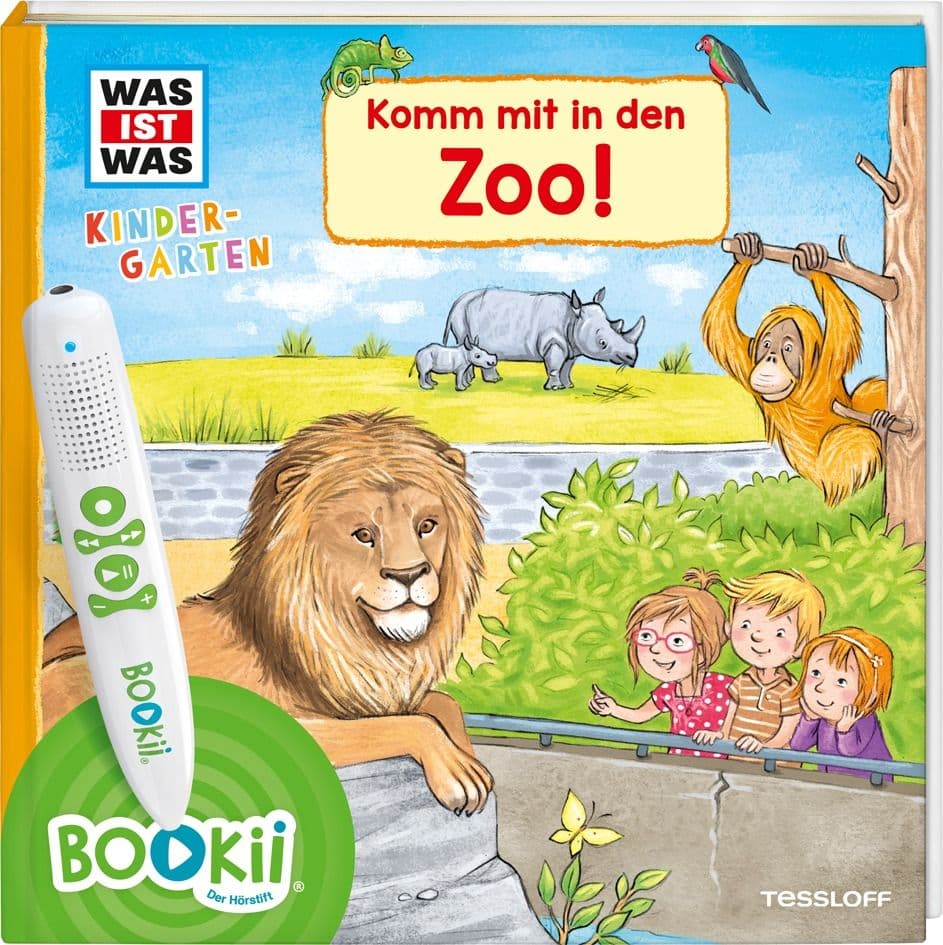 BOOKii® WAS IST WAS Kindergarten Komm mit in den Zoo: Antippen, Spielen, Lernen