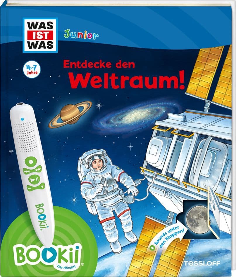BOOKii® WAS IST WAS Junior Entdecke den Weltraum!: Antippen, Spielen, Lernen