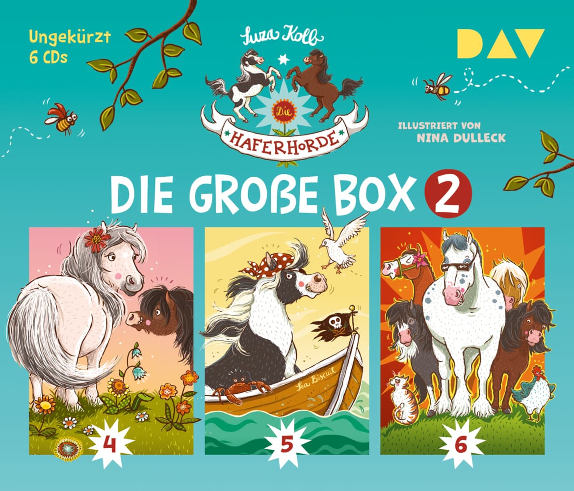 Die Haferhorde - Die große Box 2 (Teil 4-6): Ungekürzte Lesungen mit Bürger Lars Dietrich