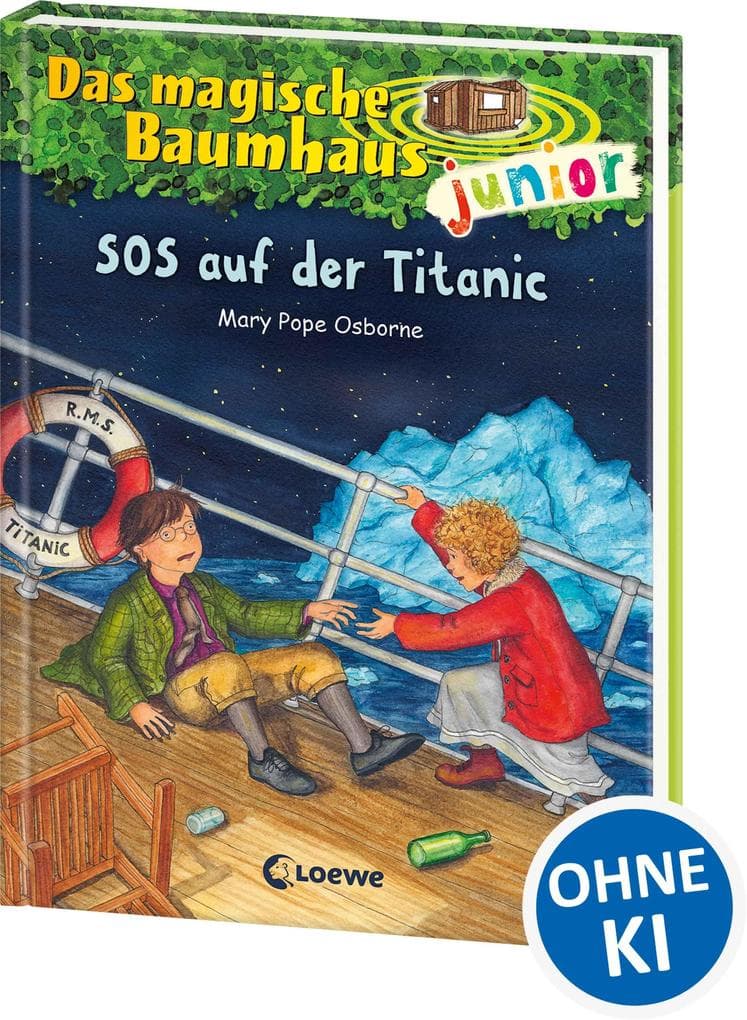 Das magische Baumhaus junior (Band 20) - SOS auf der Titanic: Kinderbuch zum Vorlesen und ersten Selberlesen - Mit farbigen Illustrationen - Für Mädchen und Jungen ab 6 Jahre