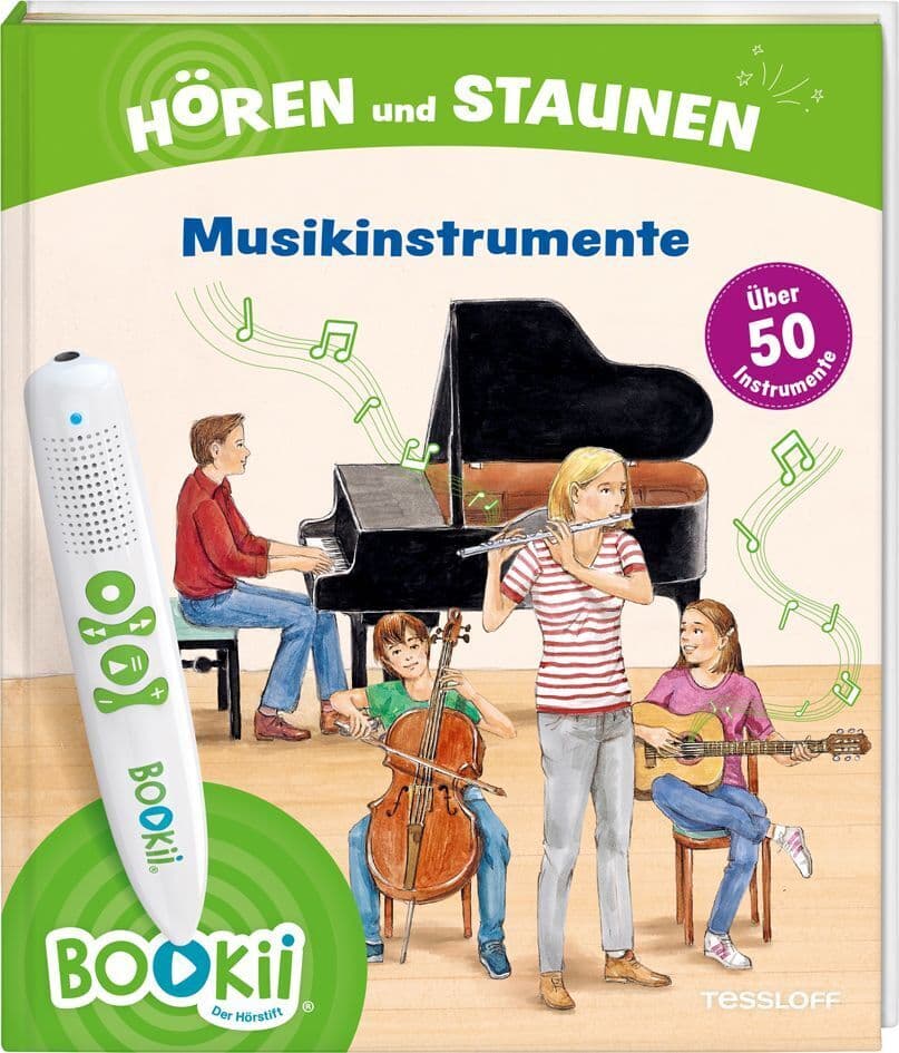BOOKii® Hören und Staunen Musikinstrumente: Über 50 Instrumente