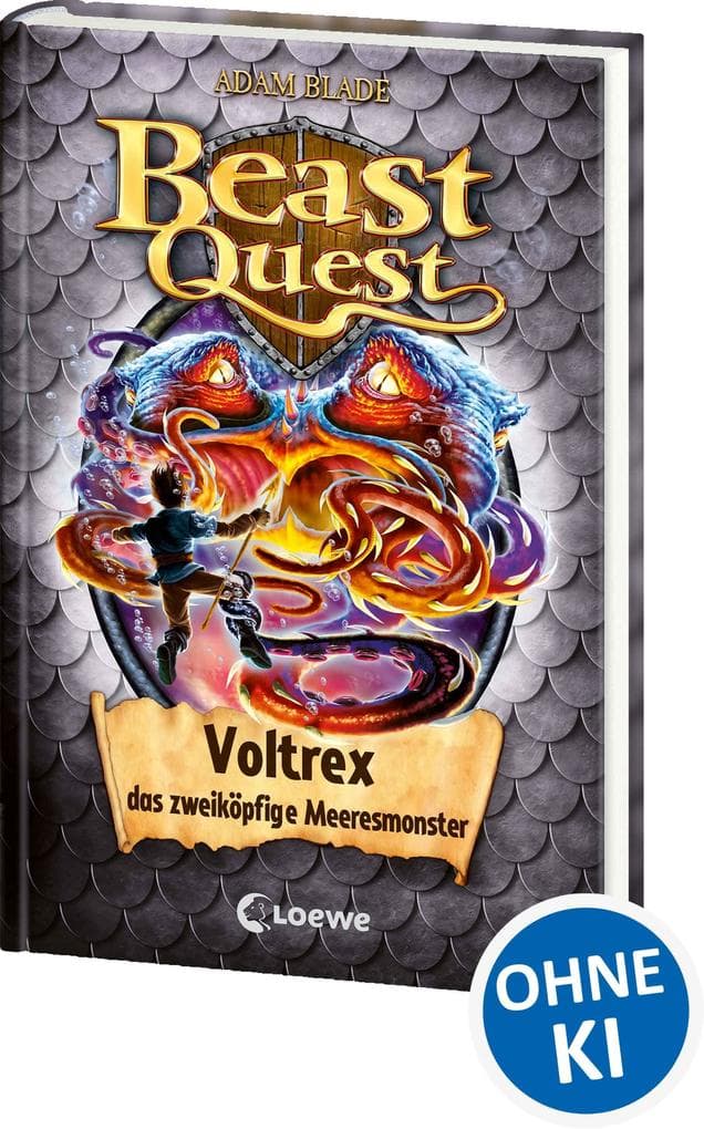 Beast Quest (Band 58) - Voltrex, das zweiköpfige Meeresmonster: Kinderbuch für Jungen ab 8 Jahre