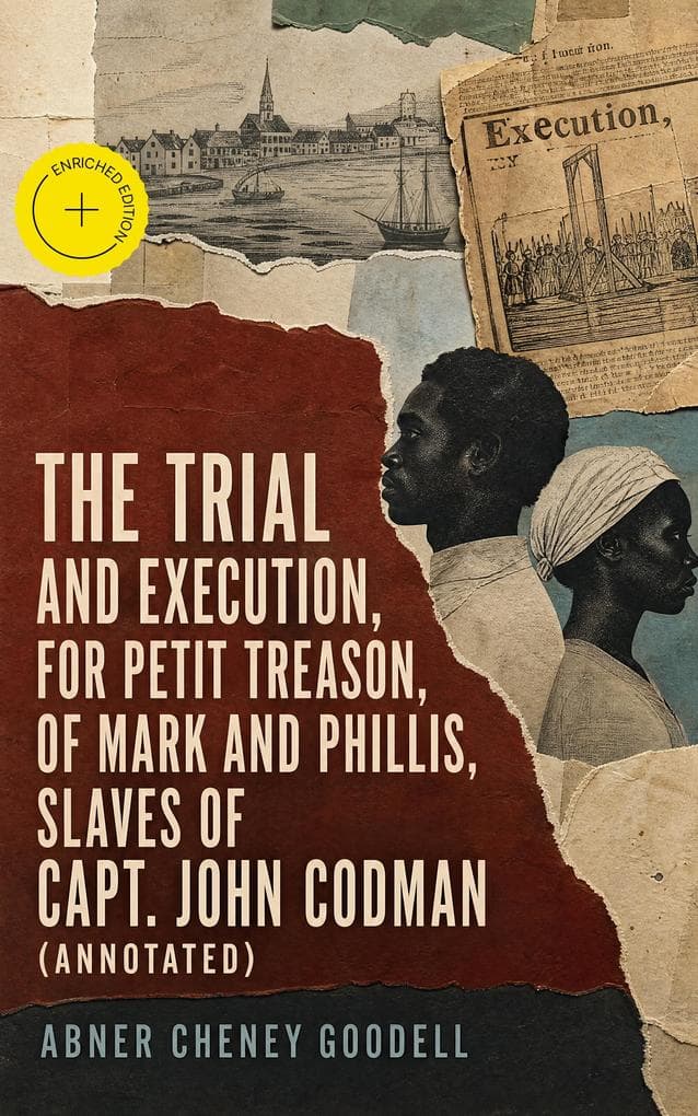 The Trial and Execution, for Petit Treason, of Mark and Phillis, Slaves of Capt. John Codman (Annotated): Enriched Edition. Record of a Trial for a Case of Murder, Committed by Two Slaves