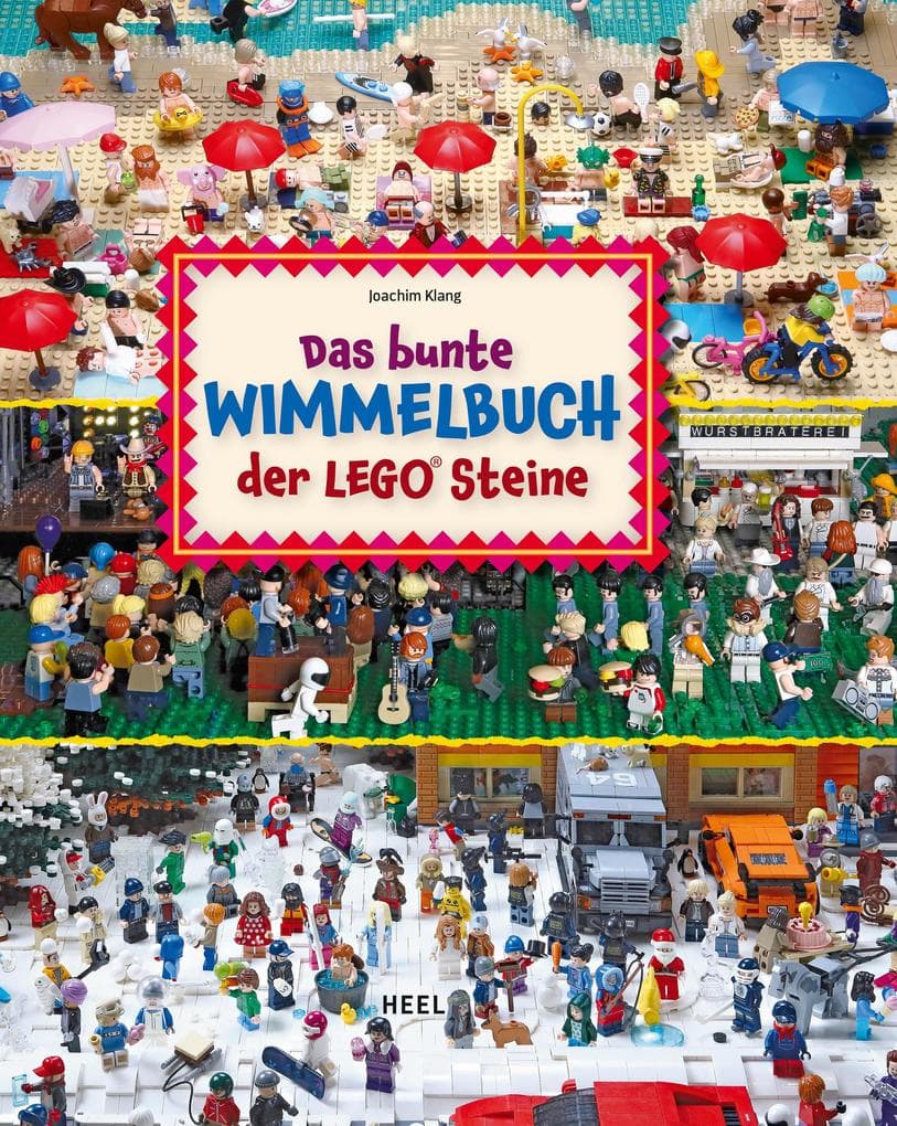 Das bunte Wimmelbuch der LEGO®Steine: Das große Bilderbuch - Suchspaß für alle Lego-Fans