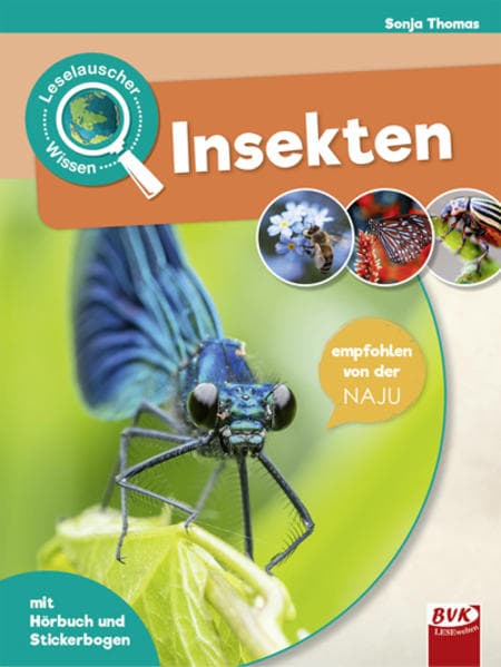Leselauscher Wissen: Insekten: mit Hörbuch und Stickerbogen
