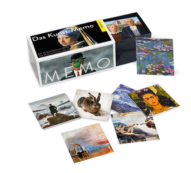Das Kunst-Memo | The Art Matching Game: Die 36 berühmtesten Werke der Malerei | The 36 most famous Paintings