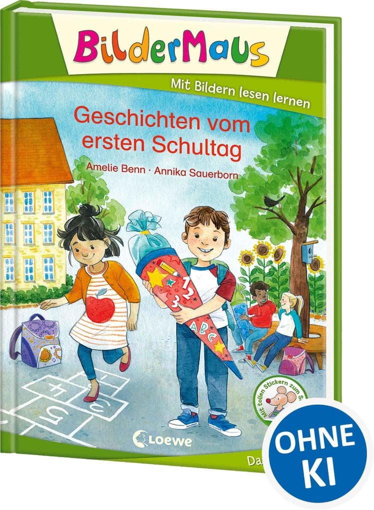 Bildermaus - Geschichten vom ersten Schultag: Mit Bildern lesen lernen - Ideal für die Vorschule und Leseanfänger ab 5 Jahre