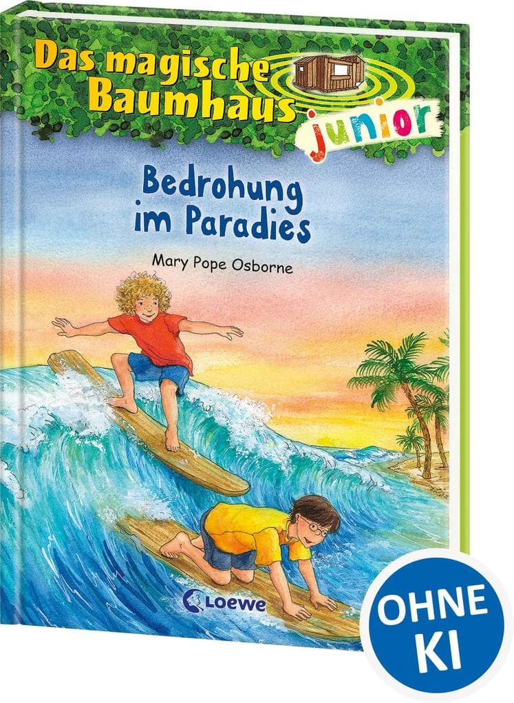 Das magische Baumhaus junior (Band 25) - Bedrohung im Paradies: Kinderbuch zum Vorlesen und ersten Selberlesen - Mit farbigen Illustrationen - Für Mädchen und Jungen ab 6 Jahre
