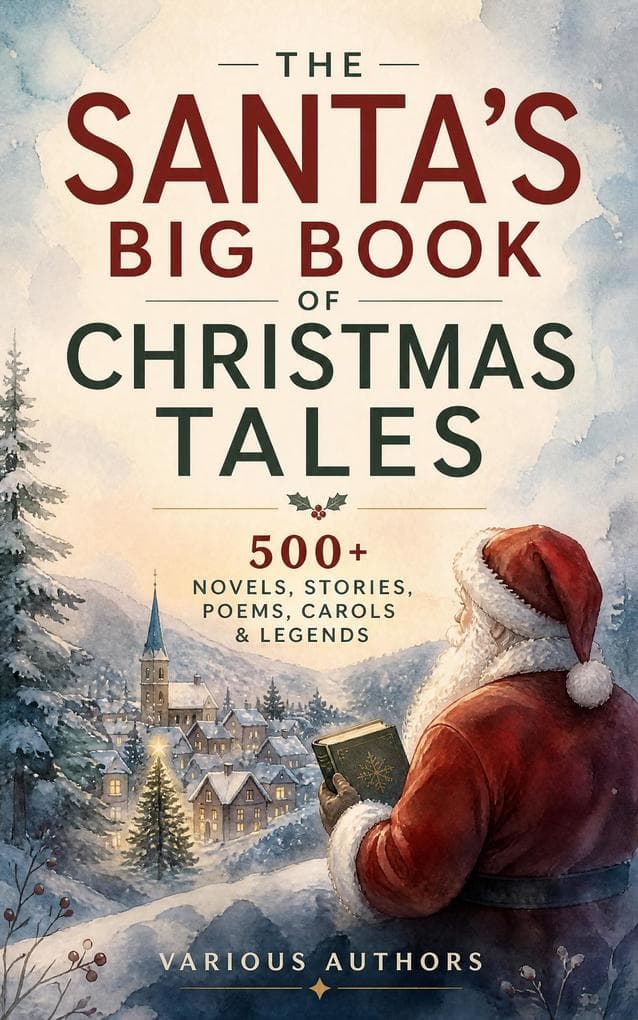 The Santa's Big Book of Christmas Tales: 500+ Novels, Stories, Poems, Carols & Legends: A Treasury of 500+ Holiday Stories, Poems, Carols, Folklore & Wonder