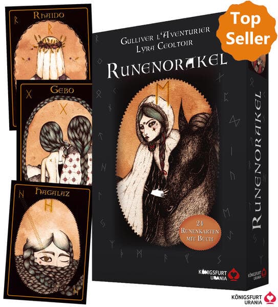 Runenorakel: 24 Runenkarten mit Buch