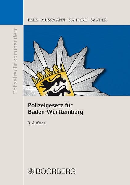 Polizeigesetz für Baden-Württemberg: mit Erläuterungen