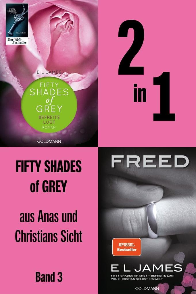 2in1 Fifty Shades of Grey aus Anas und Christians Sicht: Befreite Lust und Freed