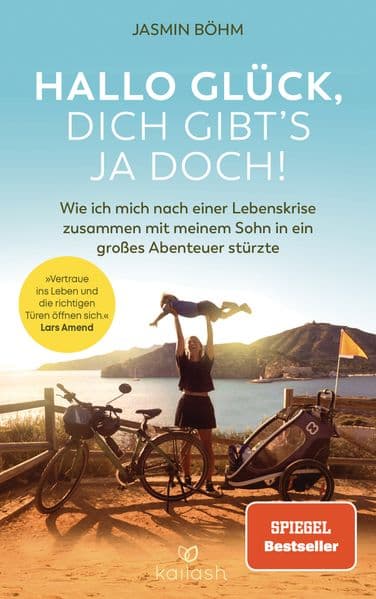 Hallo Glück, dich gibt's ja doch!: Wie ich mit meinem Sohn auf dem Fahrrad einmal quer durch Europa fuhr - Vertraue ins Leben und die richtigen Türen öffnen sich