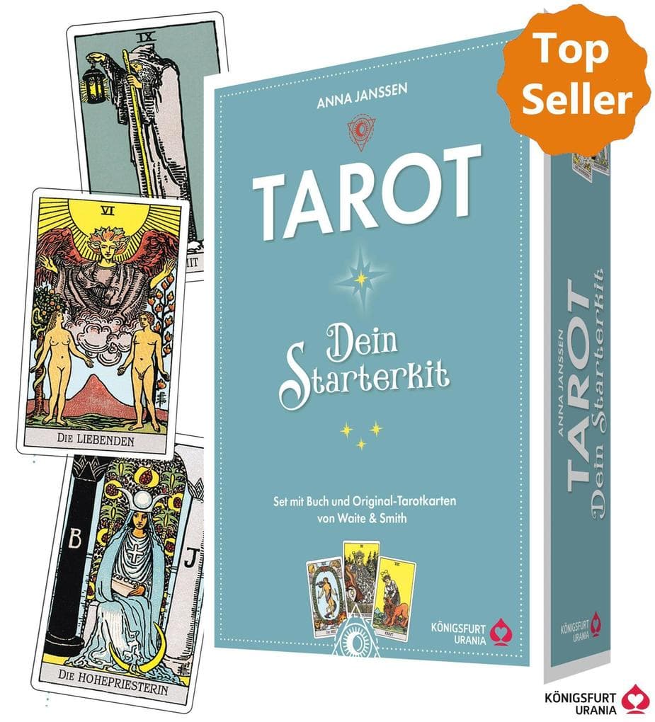 TAROT - Dein Starterkit: 78 Karten mit Buch (Tarot für Anfänger)