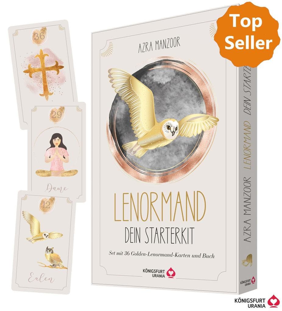 Lenormand - Dein Starterkit: 36 Golden-Lenormand-Karten und Buch