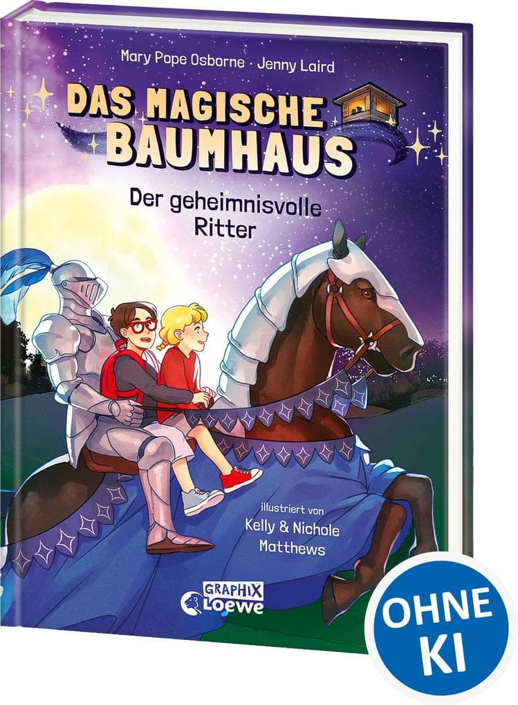 Das magische Baumhaus (Comic-Buchreihe, Band 2) - Der geheimnisvolle Ritter: Tauche ein in die Welt der Schlösser im Mittelalter - Comic-Buch für Kinder ab 7 Jahren