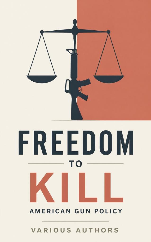 Freedom to Kill: American Gun Policy: Second Amendment, Firearms Regulation, and the Legal Debate Over Public Safety