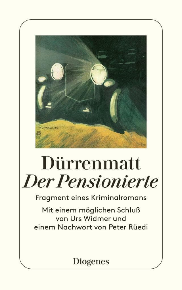 Der Pensionierte: Fragment eines Kriminalromans