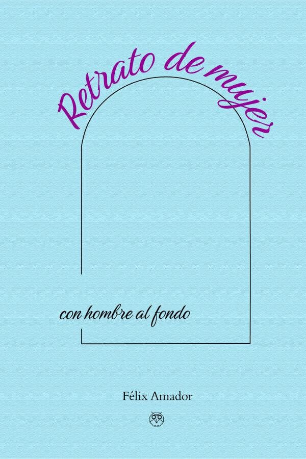 Retrato de mujer : con hombre al fondo